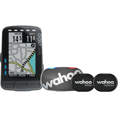 GPS WAHOO ELEMNT ROAM V2 (Pack Cinto Cardio TICKR 2 + Sensores RPM Velocidade/Cadência) 0